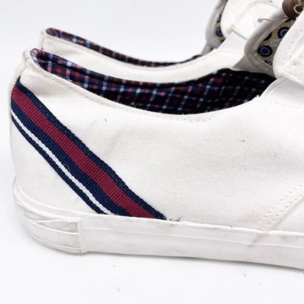 Ben Sherman Men's Percy‎ Laceless Sneakers White Size 12